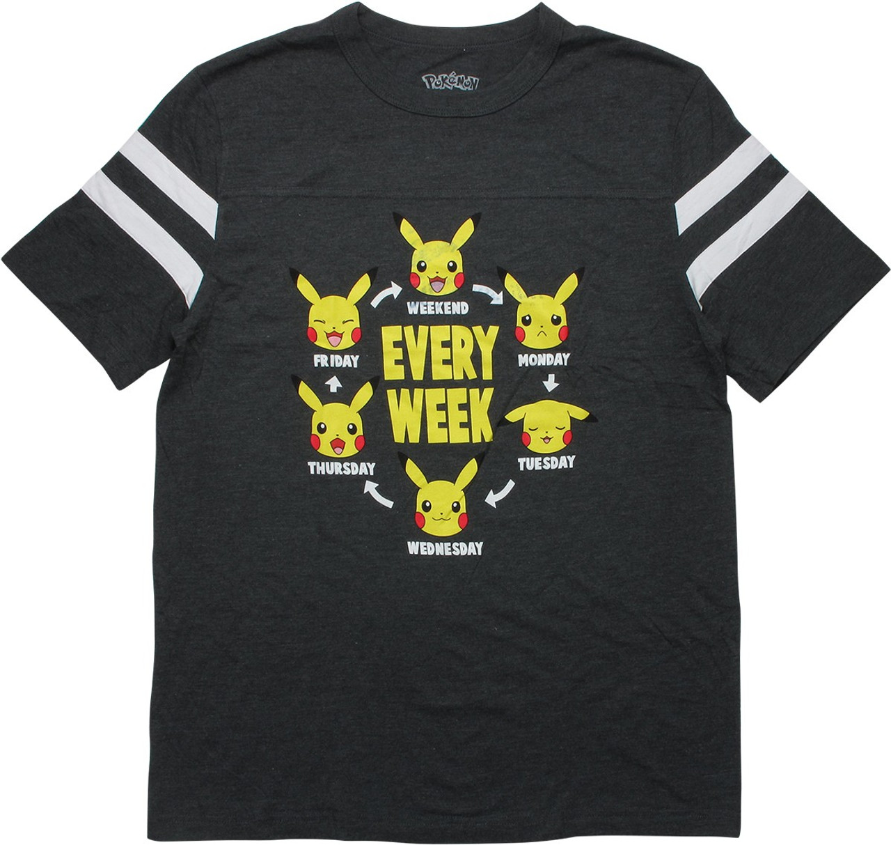 Pokemon Pikachu Every Week Jersey Shirt