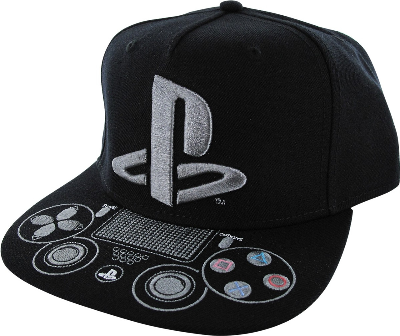 PlayStation Logo Controller Bill Snapback Hat