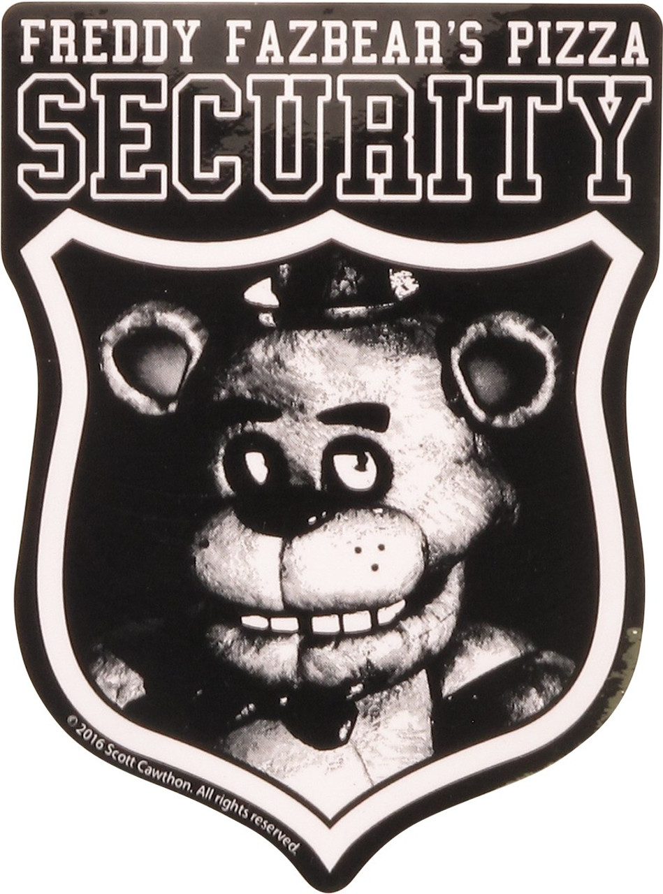 FNAF Security Badge Sticker for Sale by blinkgirlie