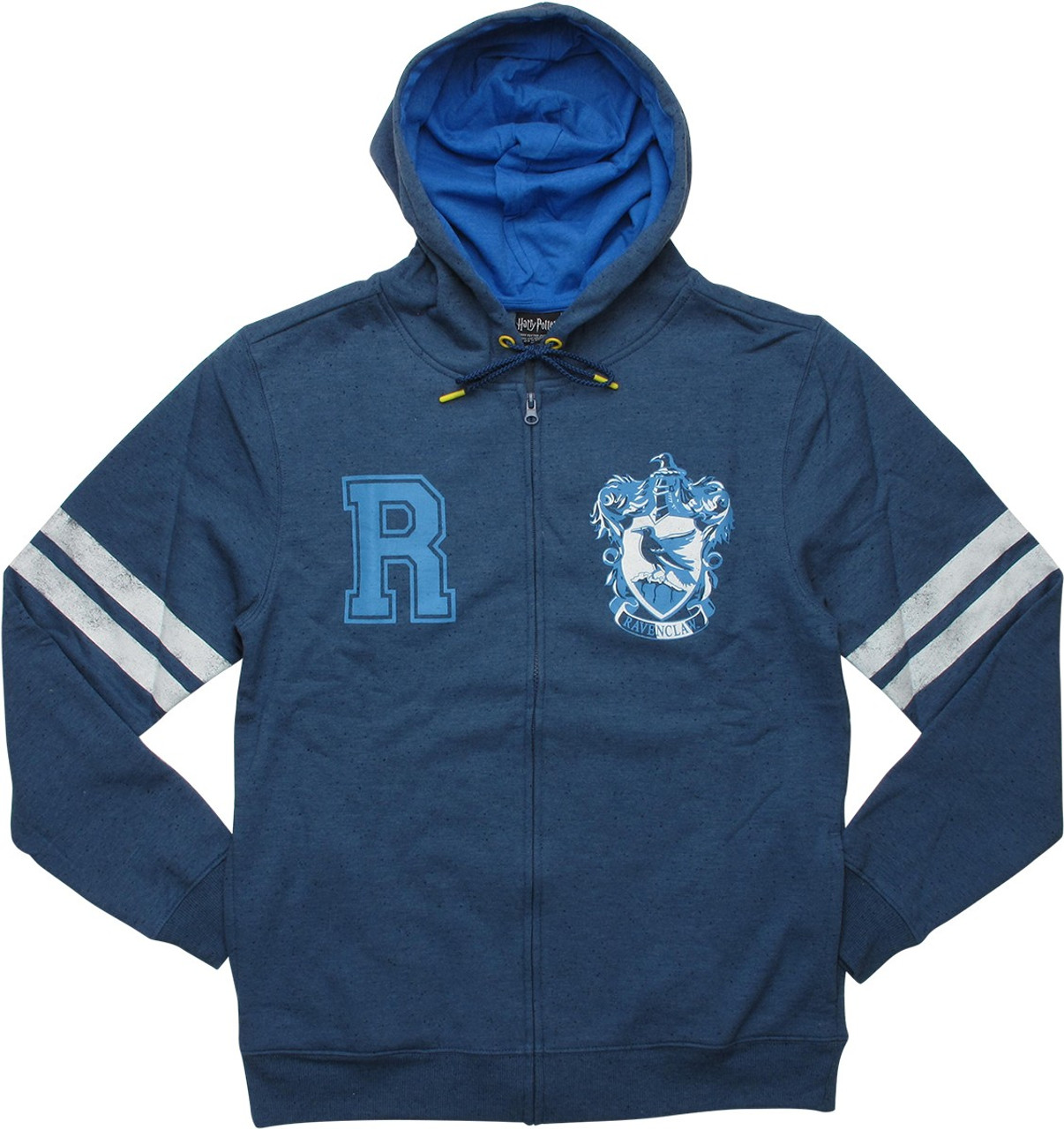 Harry Potter Ravenclaw Crest Blue Zip Hoodie