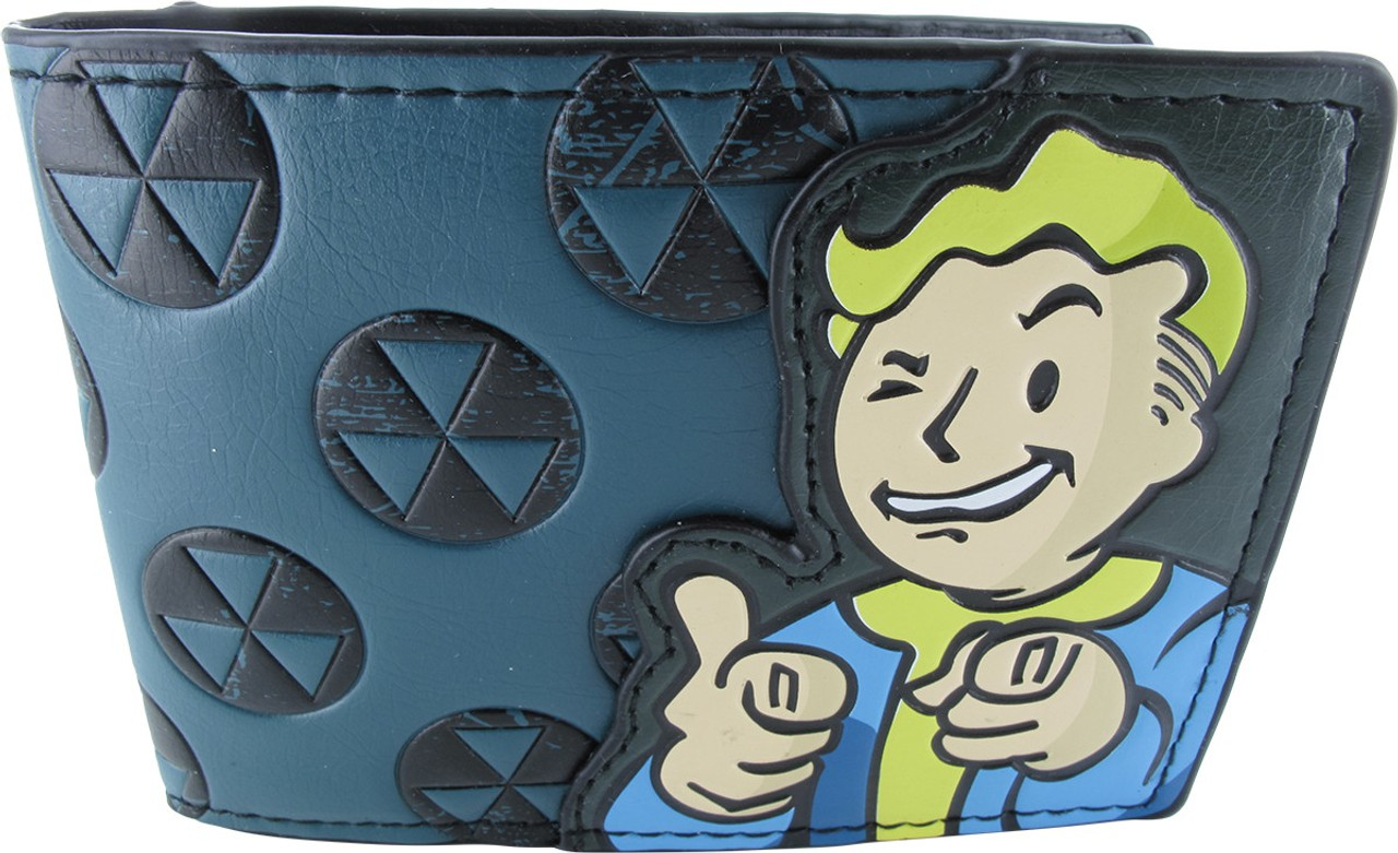 Fallout Vault Boy Biohazard Logos BiFold Wallet