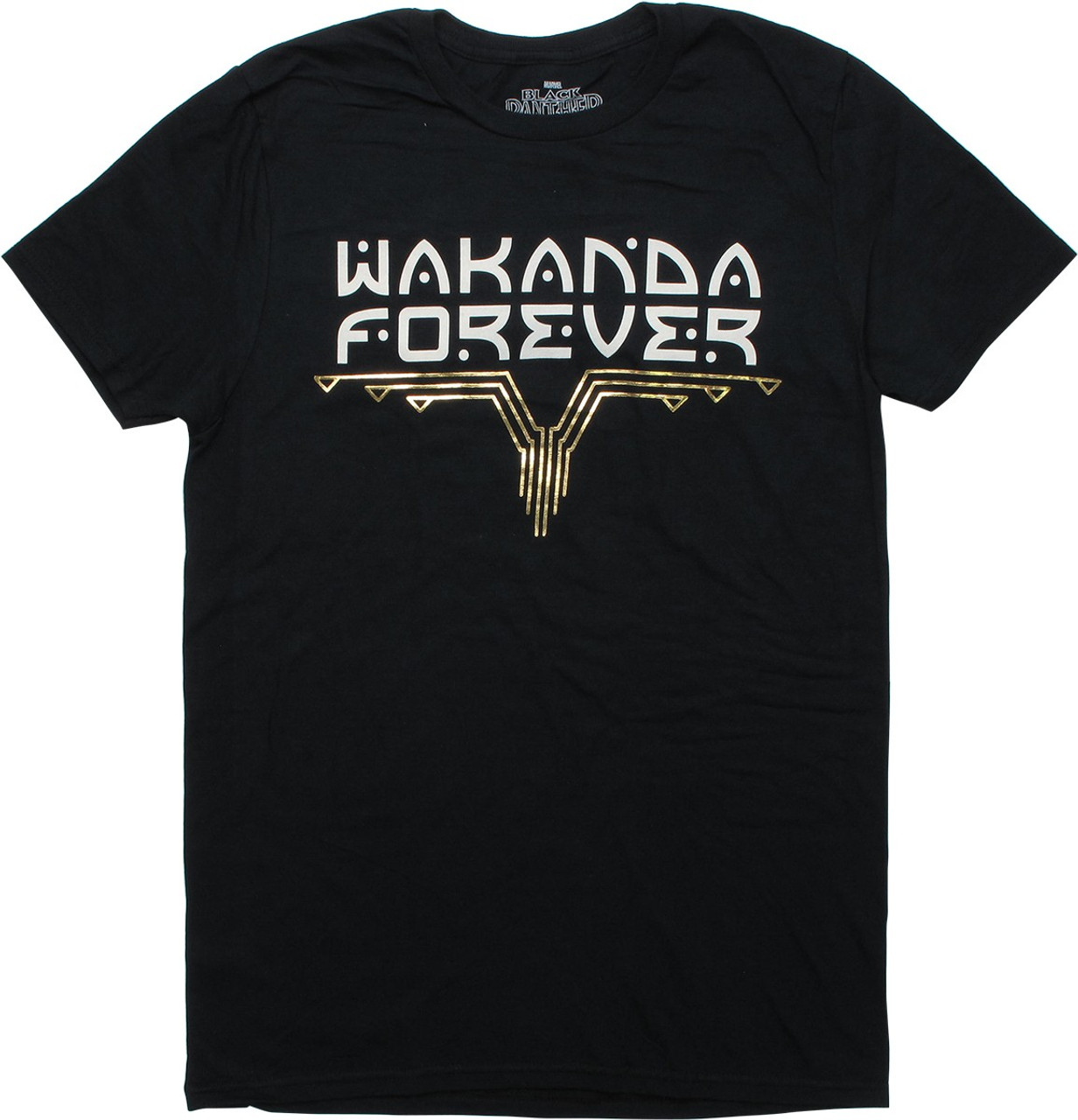 Black Panther Movie Wakanda Forever Black T Shirt