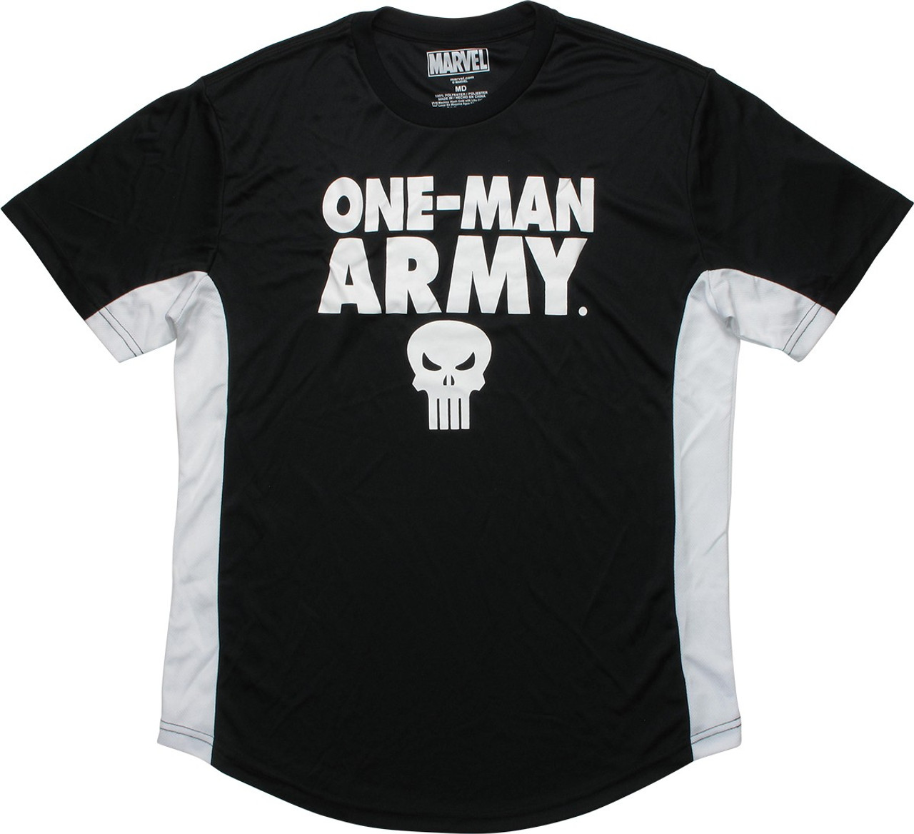 Punisher Logo One Man Army Activewear T Shirt