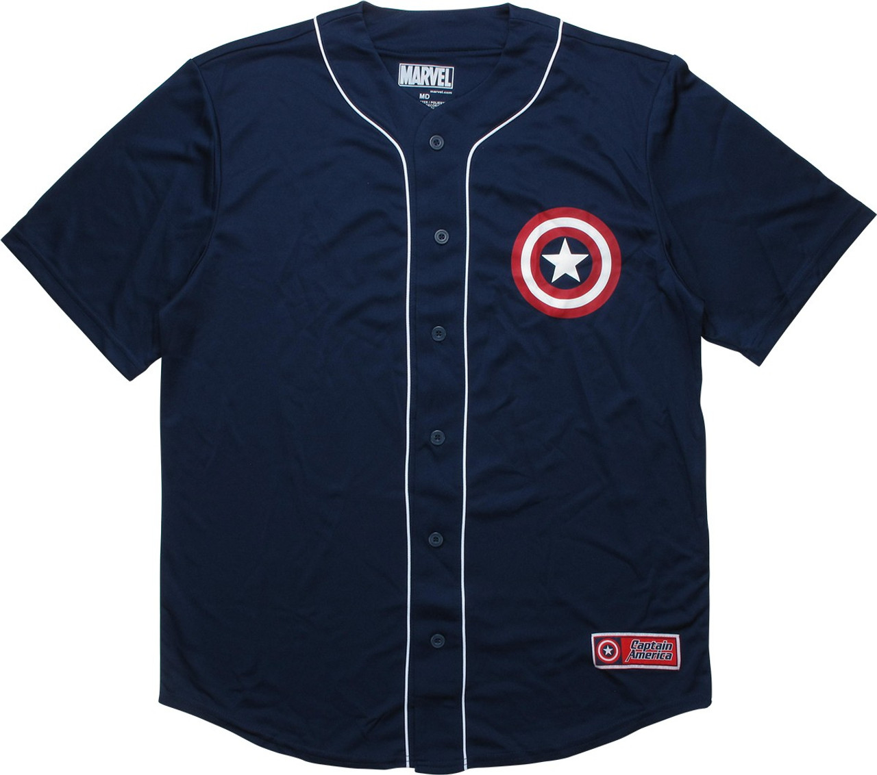 captain america baseball jersey