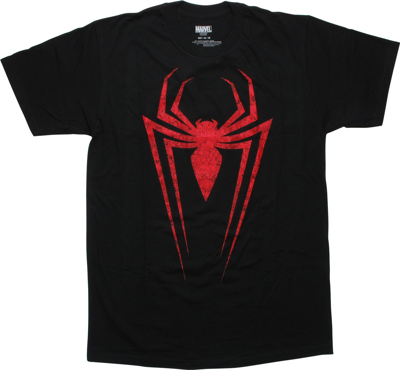 red spiderman t shirt