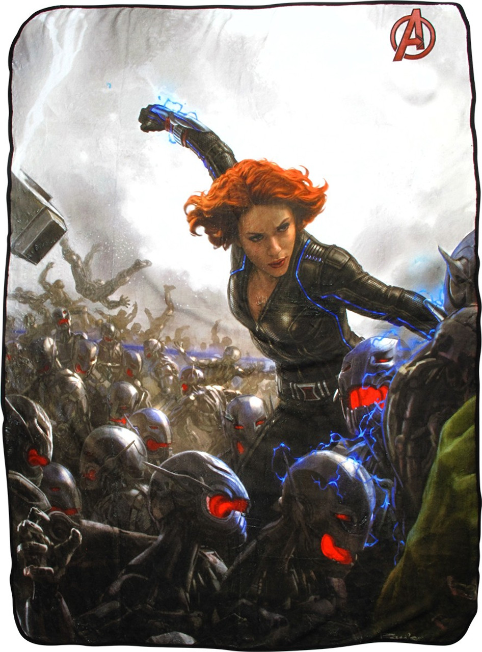 Avengers Age of Ultron Black Widow Blanket