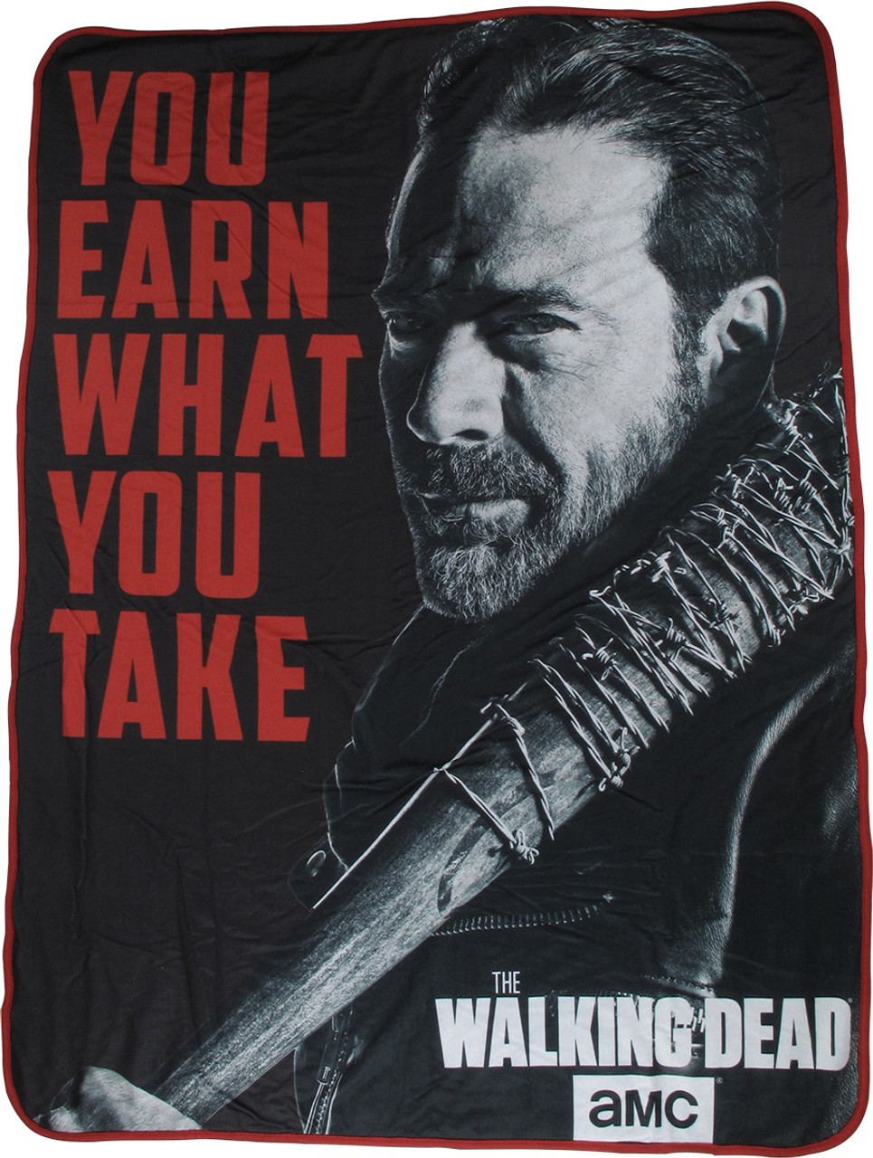 Walking Dead Negan You Earn What You Take Blanket