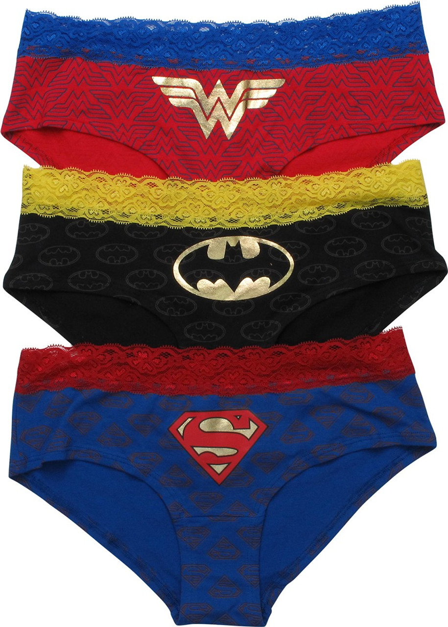 DC Super Hero Girls Wonder Woman Girls Panties Underwear - 8-Pack  Toddler/Little Kid/Big Kid Size Briefs