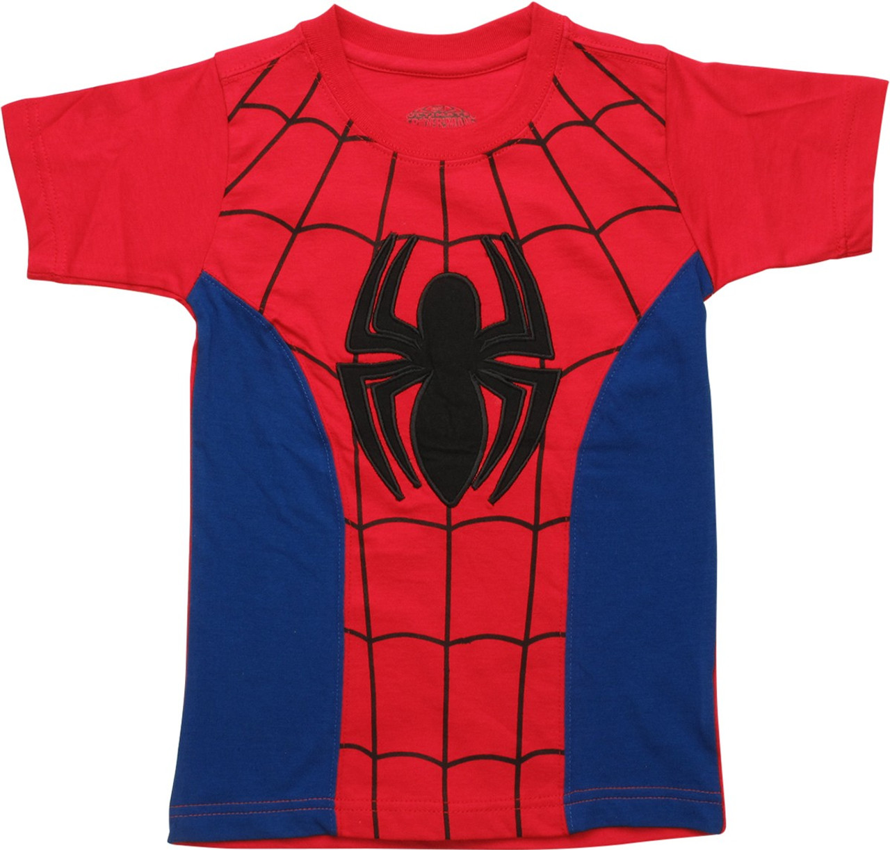 Spiderman Patch Logo Costume Juvenile T-Shirt | Large 6 in Red Stylin Online