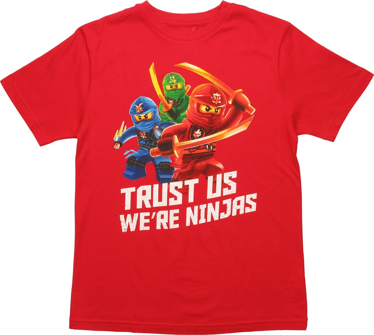 Lego Ninjago Trust Us T-Shirt Youth Ninjas
