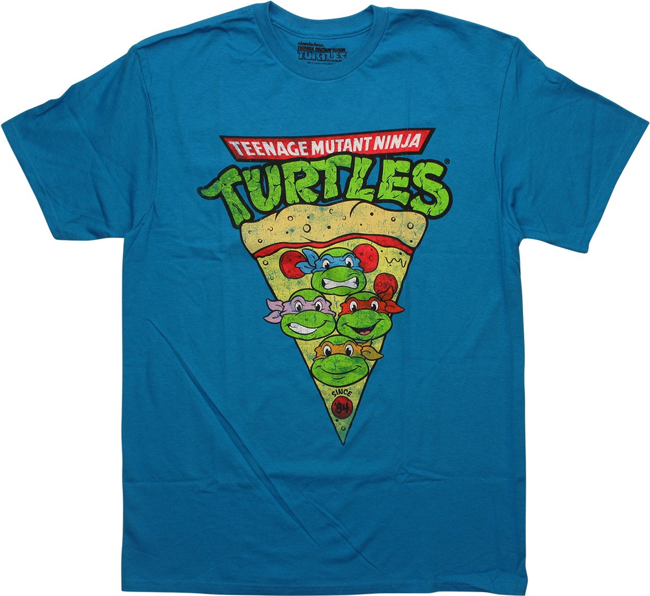 Ninja Turtles Hero Heads Pizza Slice T-Shirt