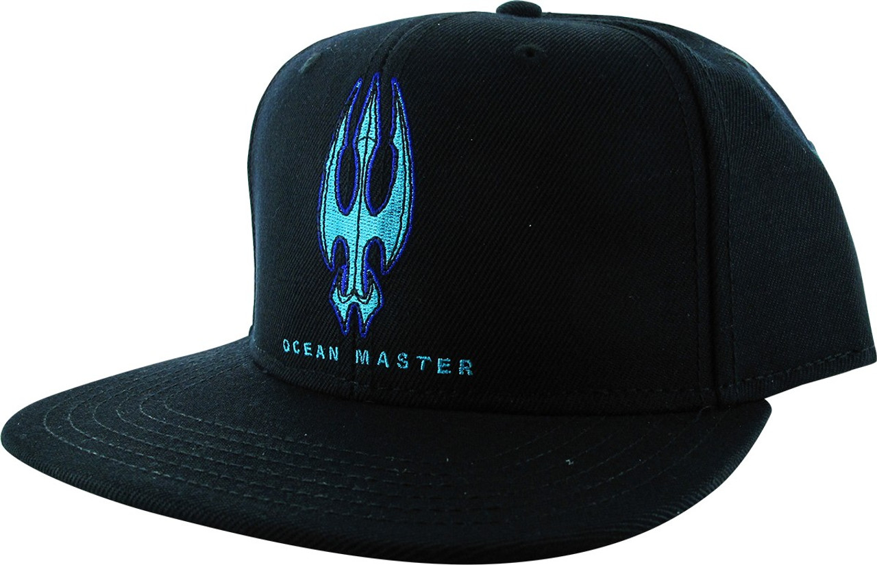 bladerdeeg Ongedaan maken Lunch Aquaman Movie Ocean Master Logo Snapback Hat