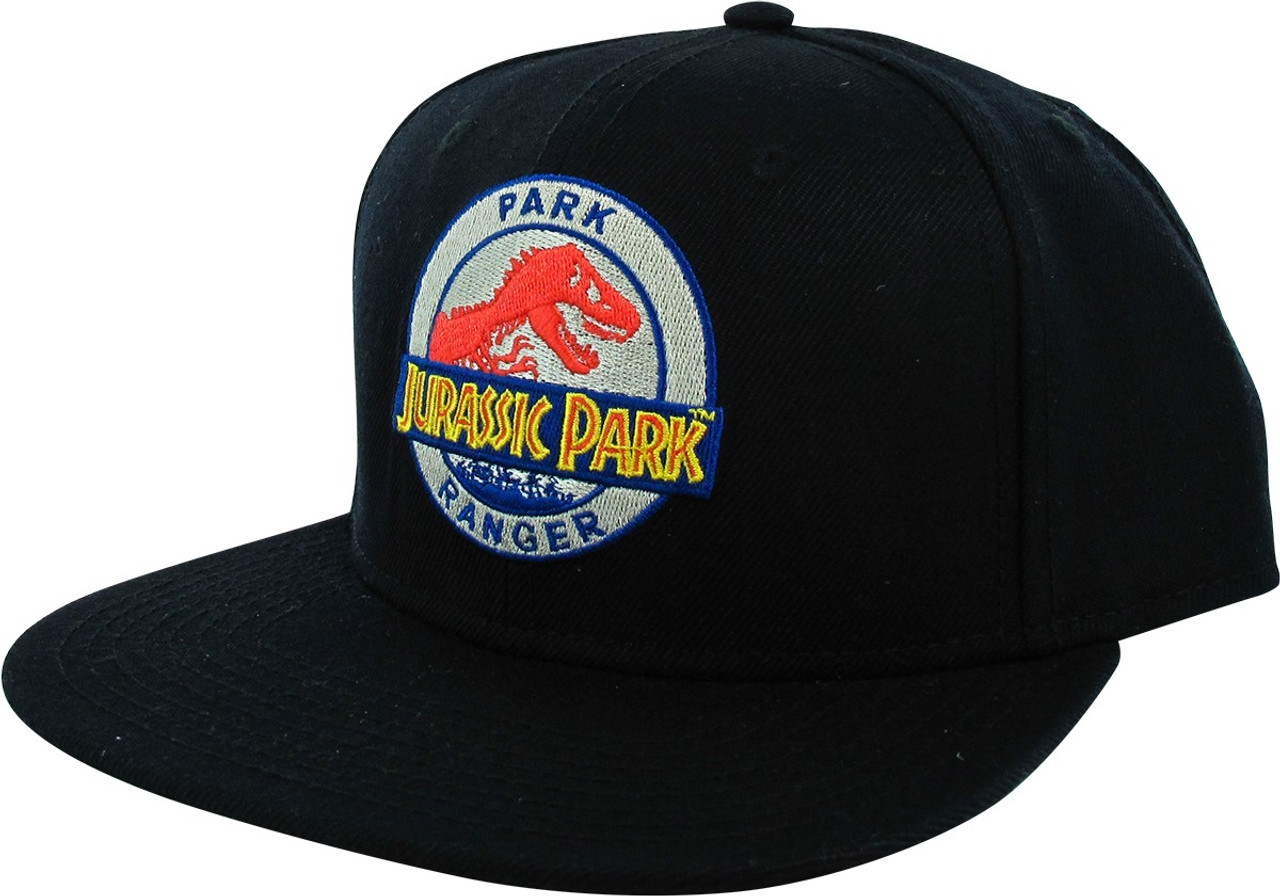 Jurassic Park Park Ranger Black Snapback Hat