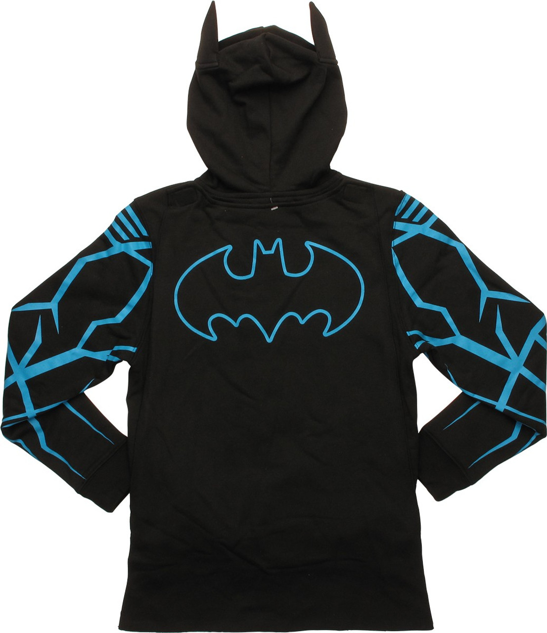 Batman Costume Glow in the Dark Caped Youth Hoodie