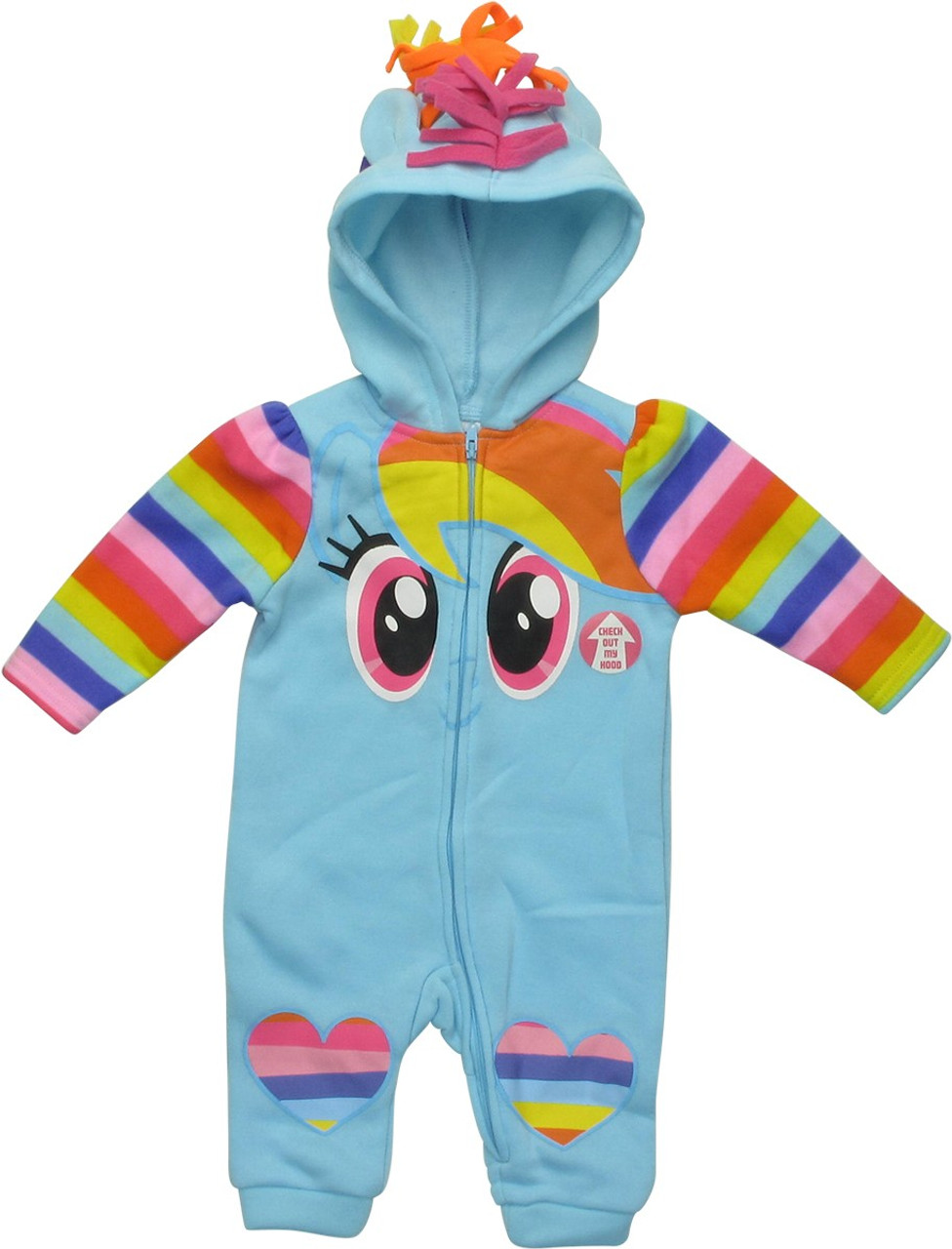 My Little Pony Rainbow Dash Costume LS Coveralls