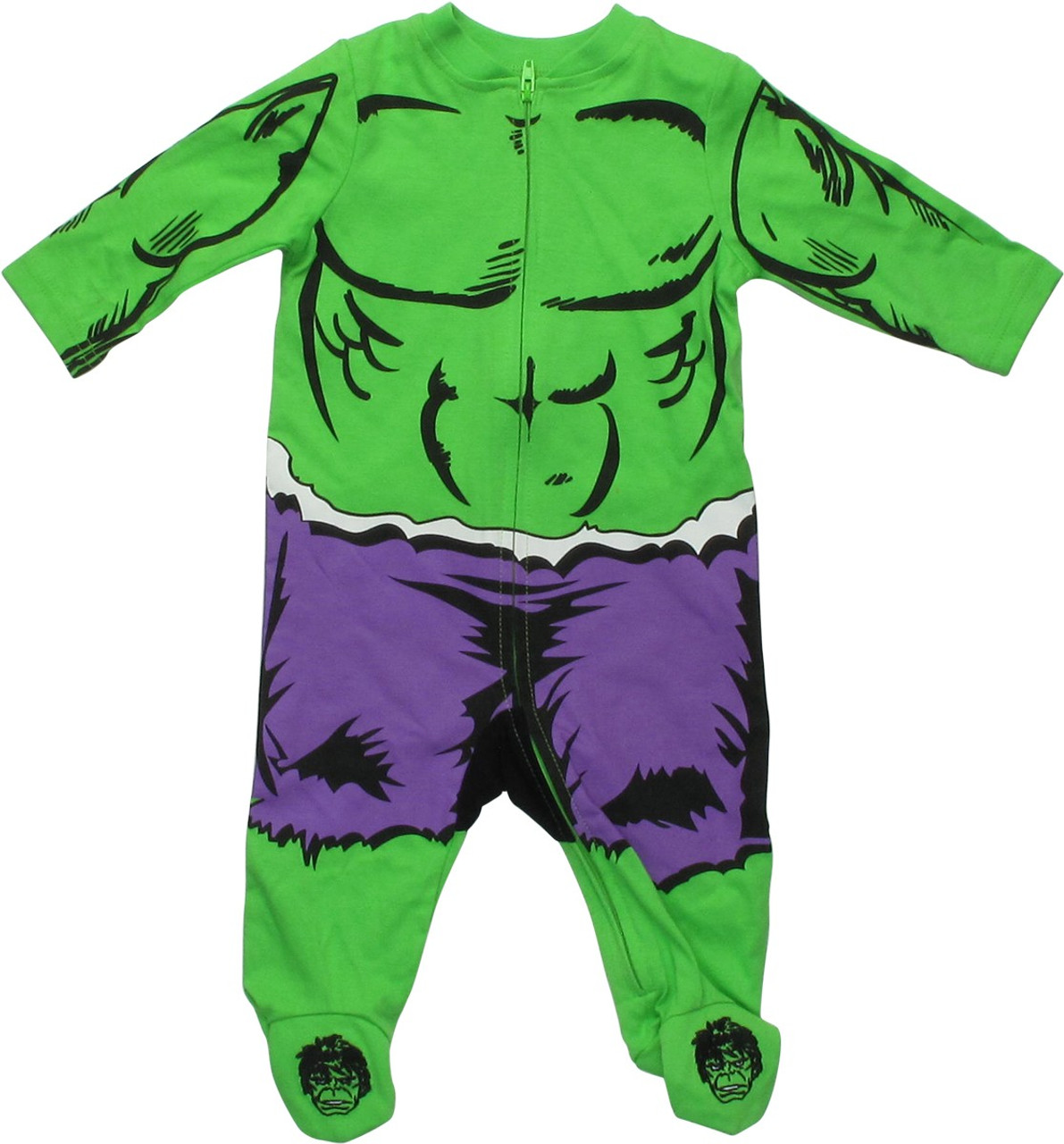 Incredible Hulk Costume Long Sleeve Coverall