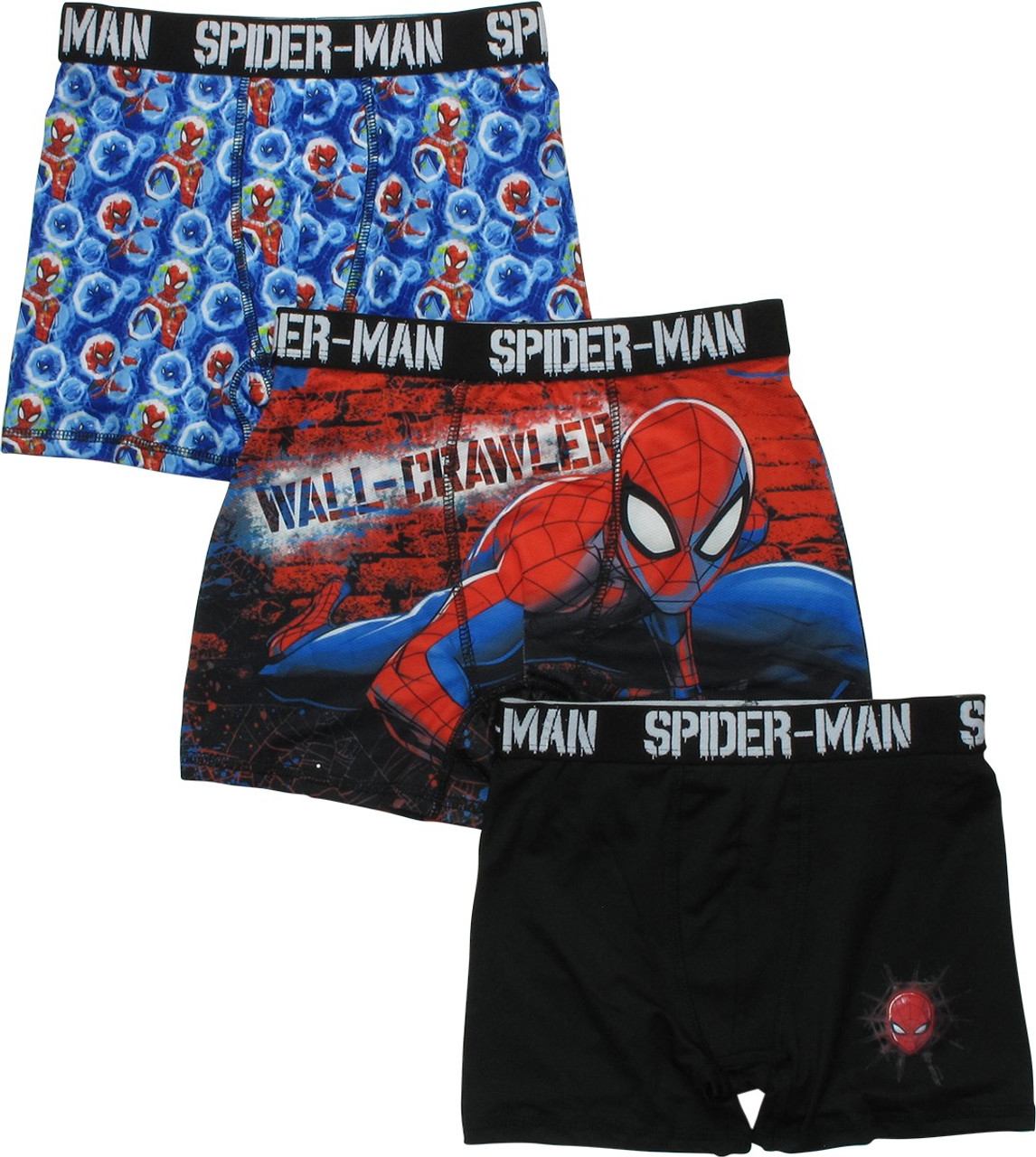 Spiderman 6 Pack Briefs Sz 2T-3T 100% Cotton