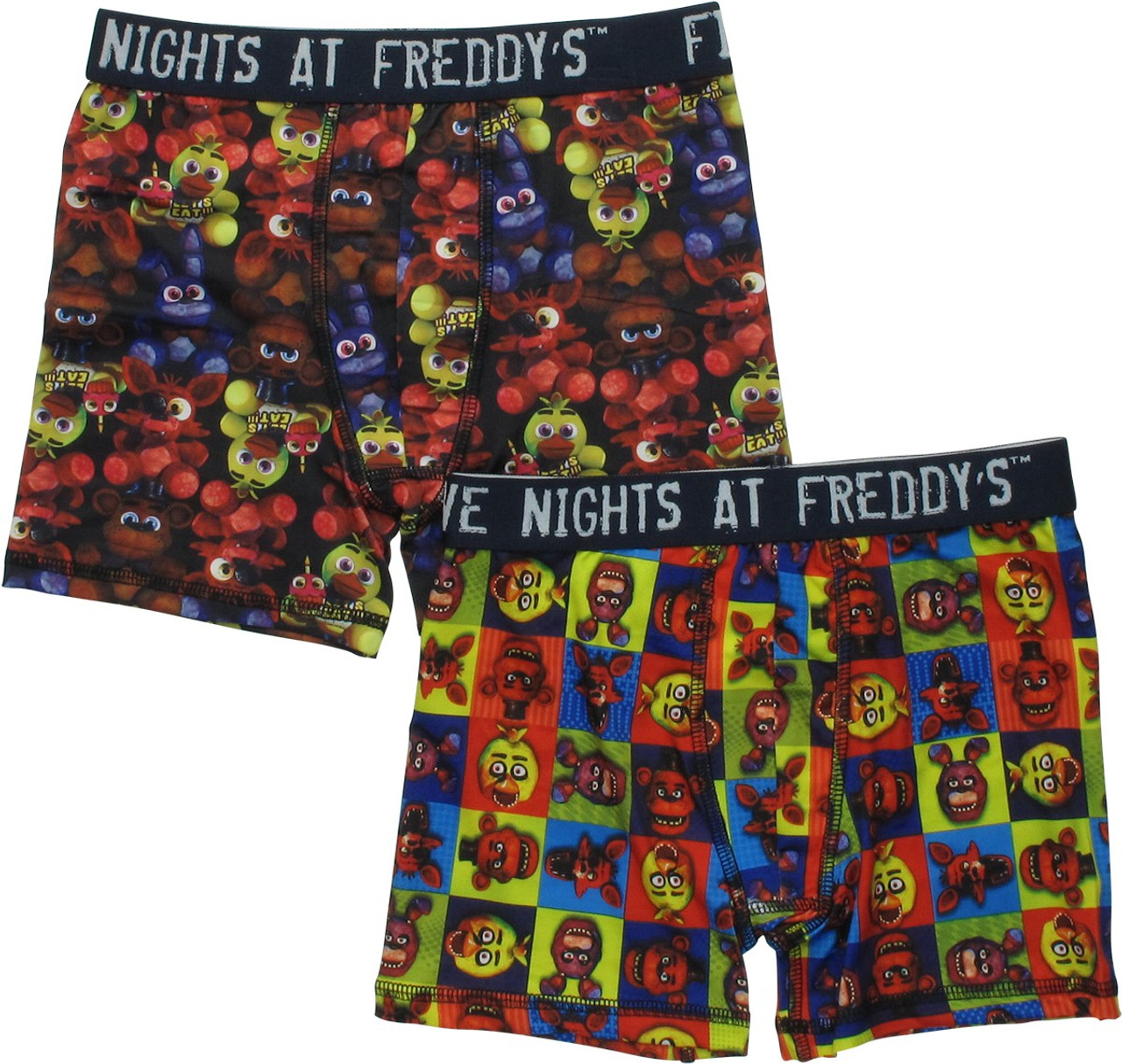 Five Nights at Freddy's 2 Pack Boys Boxer Briefs