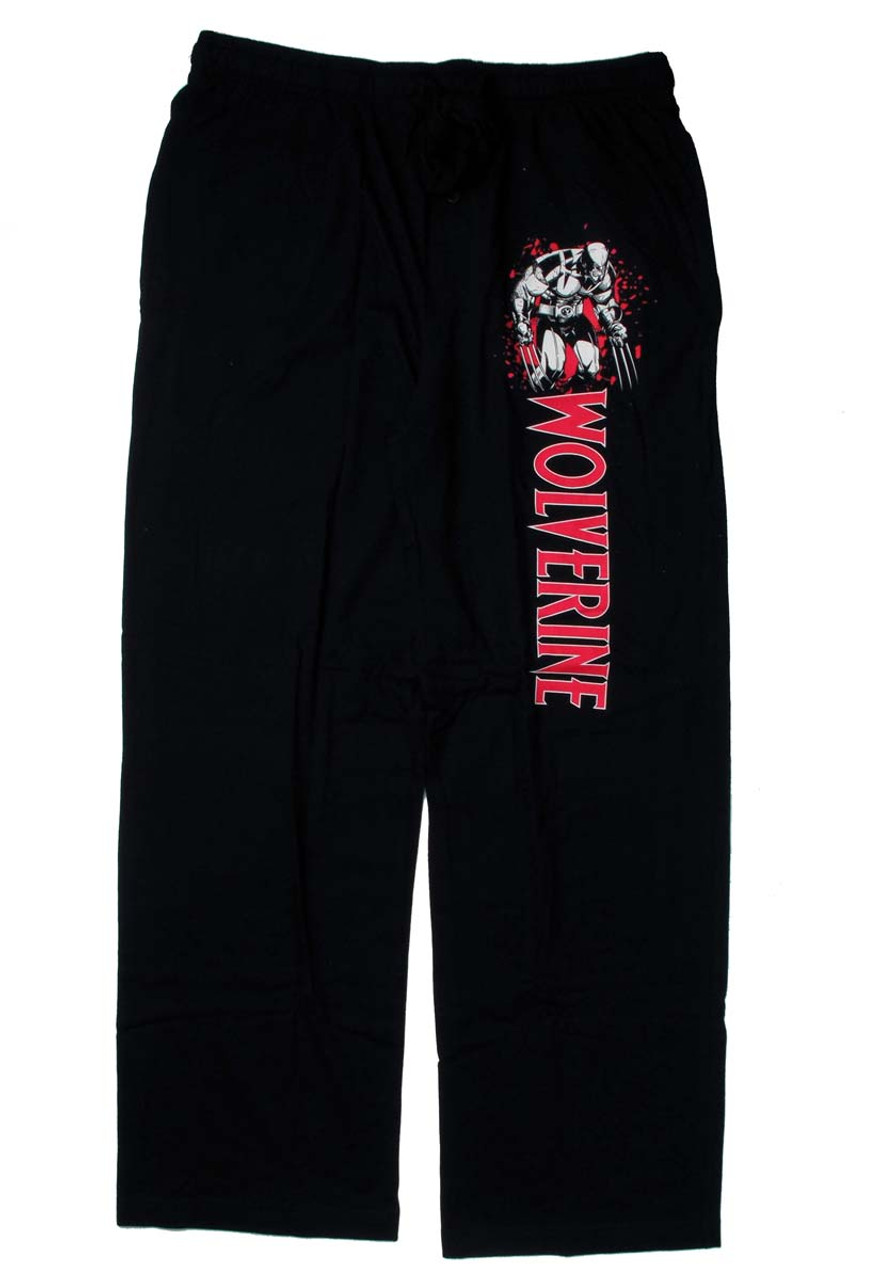 Deadpool Logo Duo Color Name Gray Lounge Pants