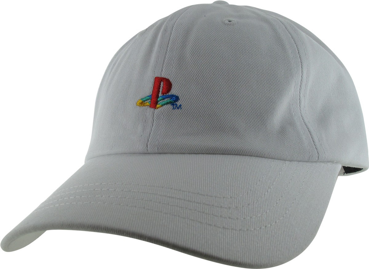 PlayStation Logo White Buckle Hat