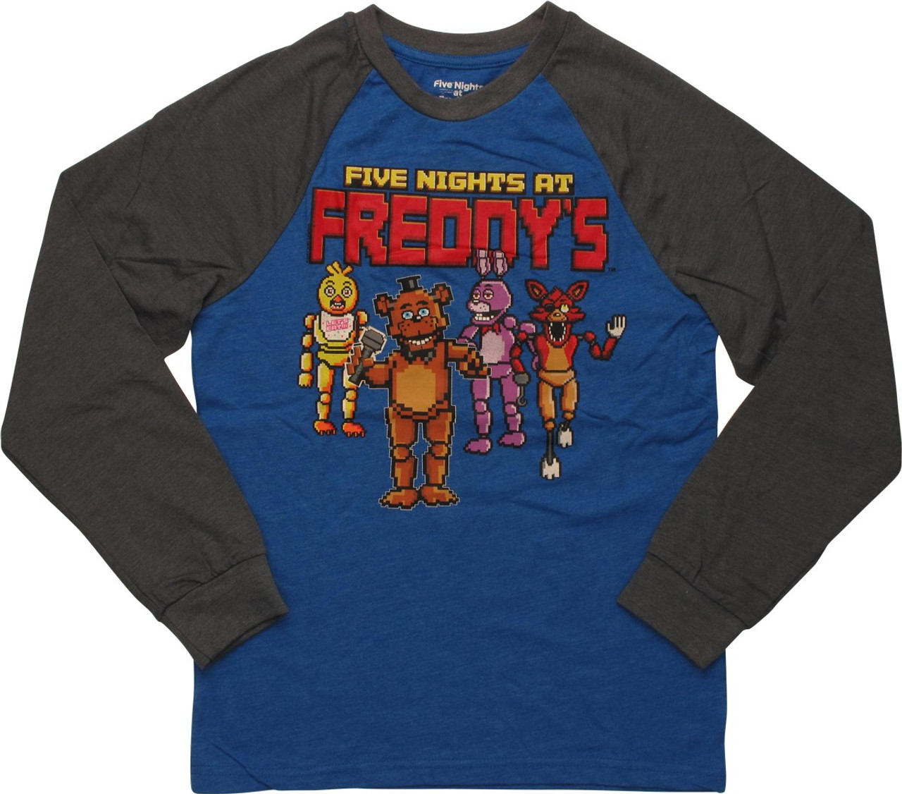 Five Nights Pixel Youth T-Shirt Toons at Freddy\'s