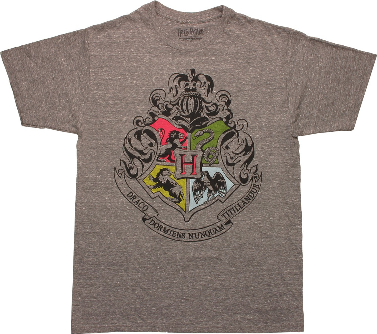 er mere end Sig til side affjedring Harry Potter Hogwarts House Insignias T-Shirt