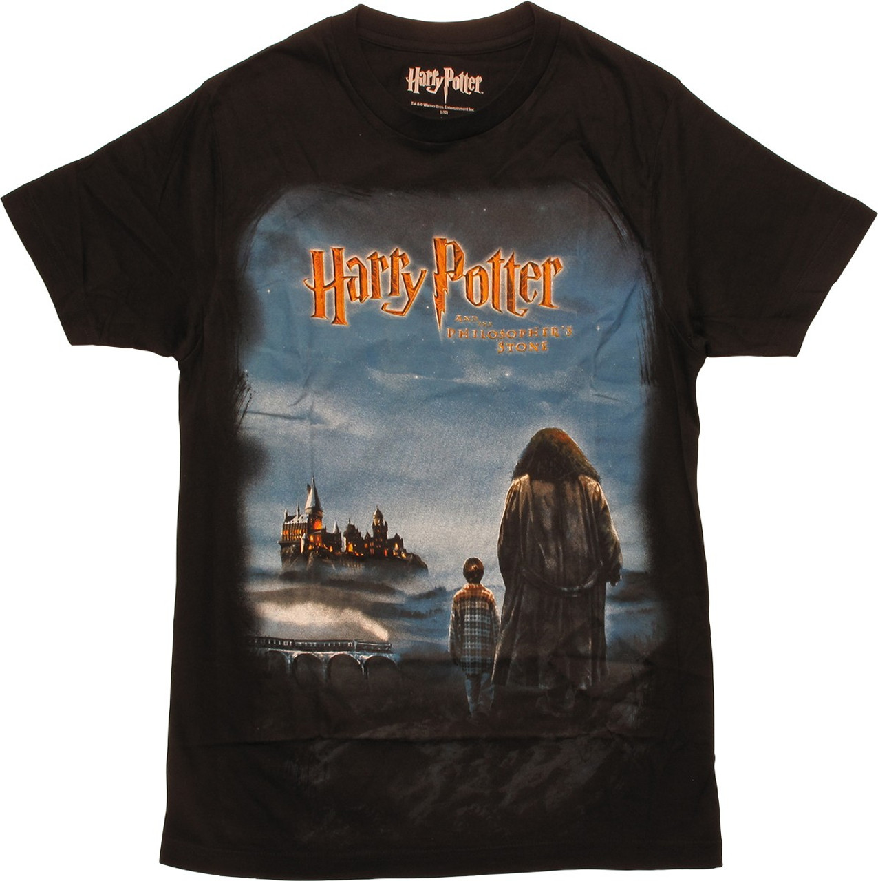 Harry Potter The Philosophers Stone Ladies Black T-Shirt