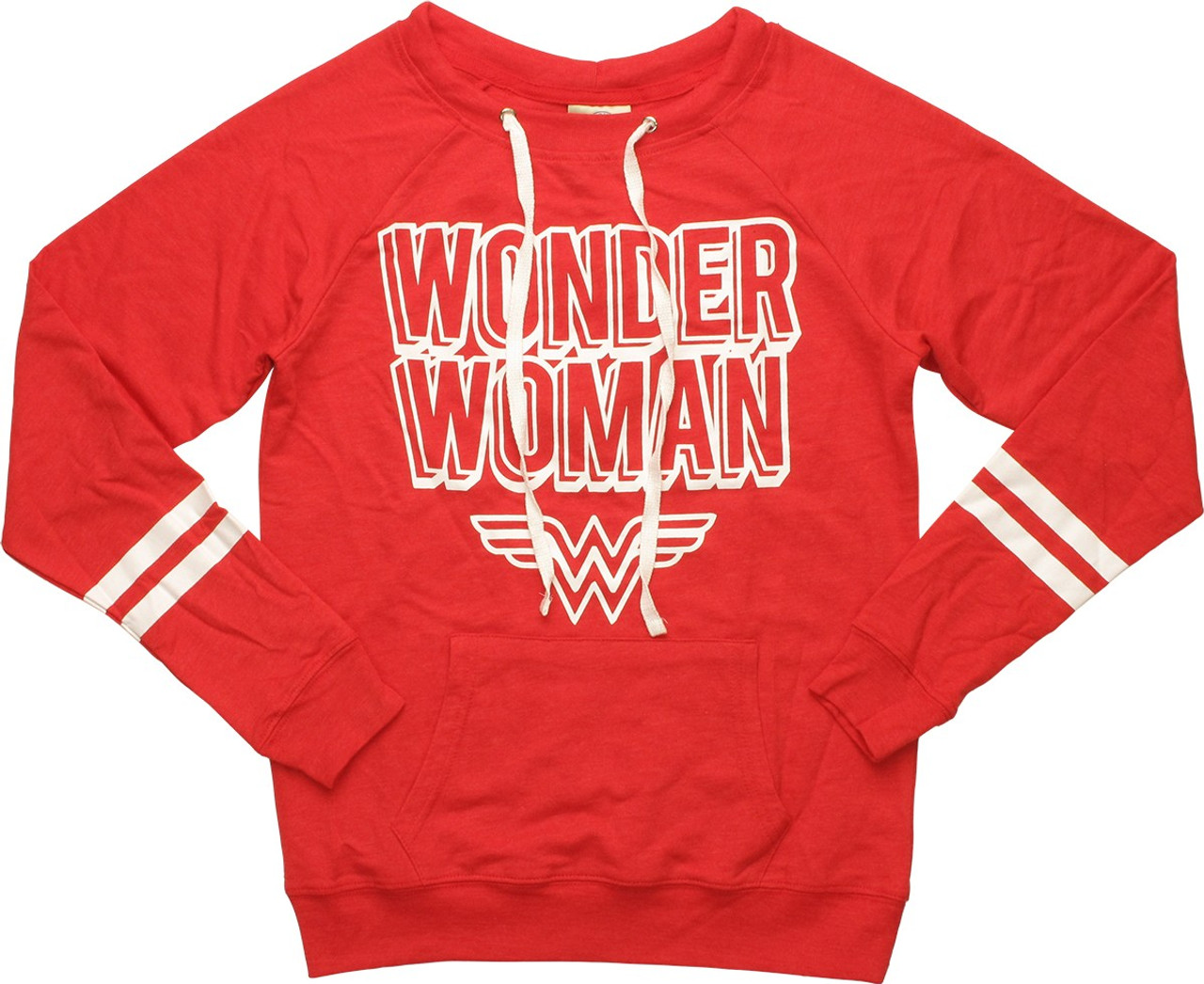 Wonder Woman Name Logo Pocket Junior Sweatshirt