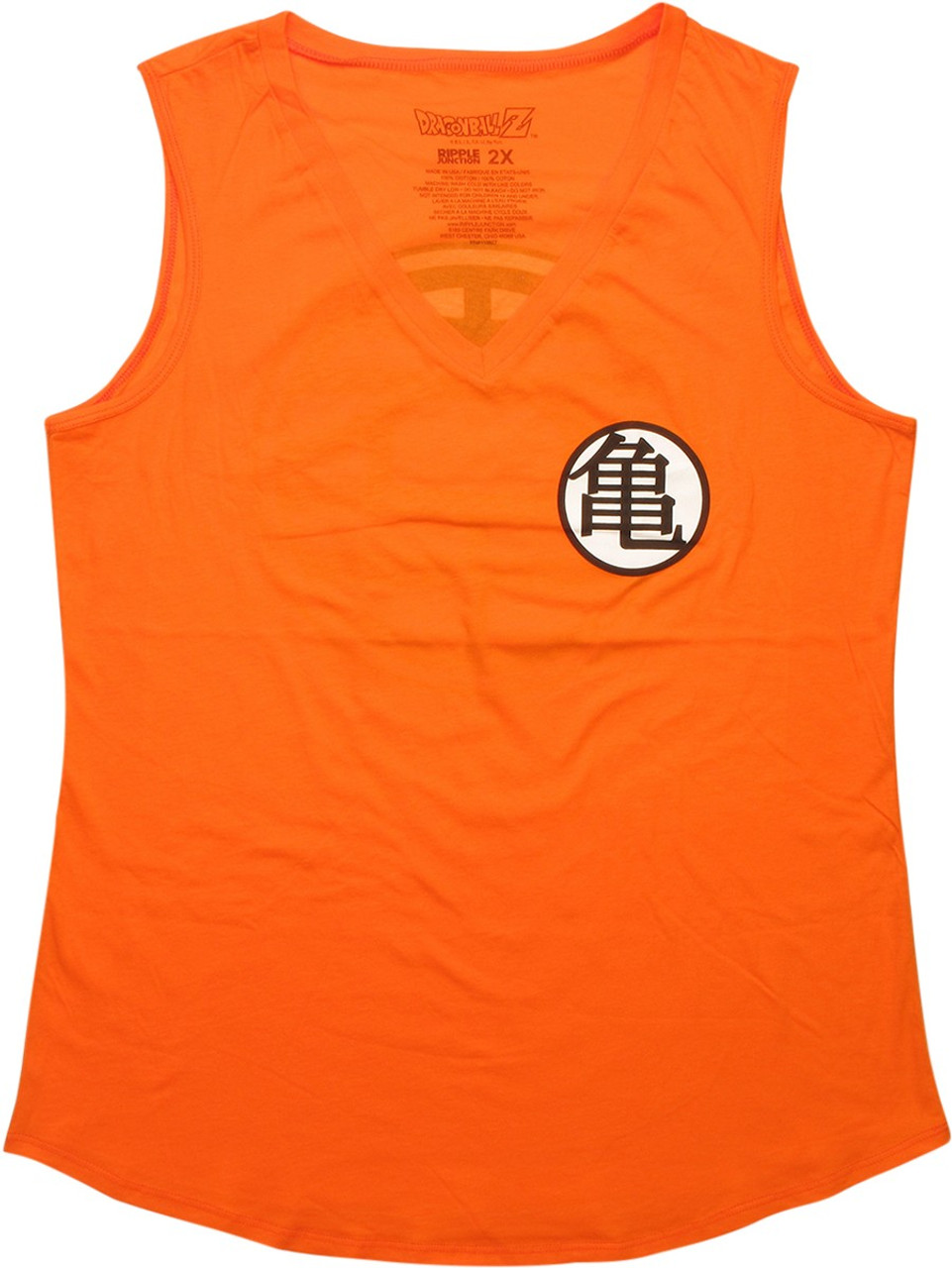 Dragon Ball Z Kame King Sleeveless Juniors T Shirt