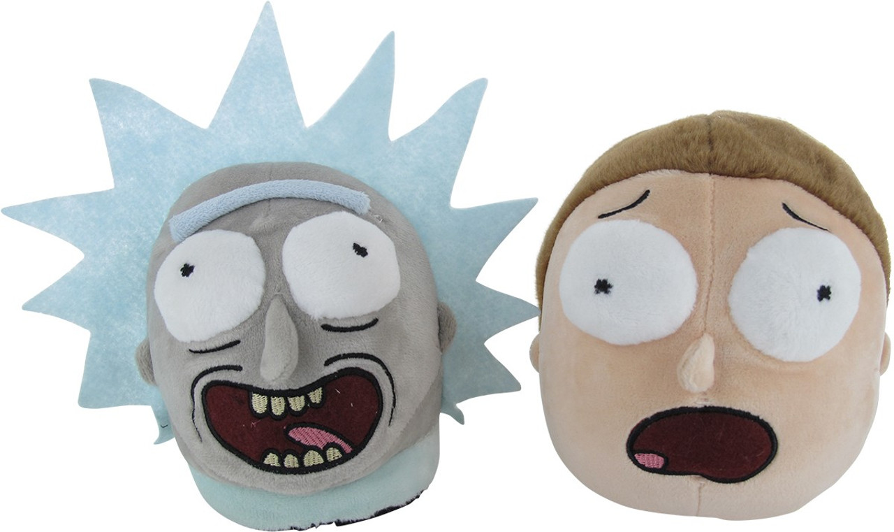 Rick and Morty Plush Faces