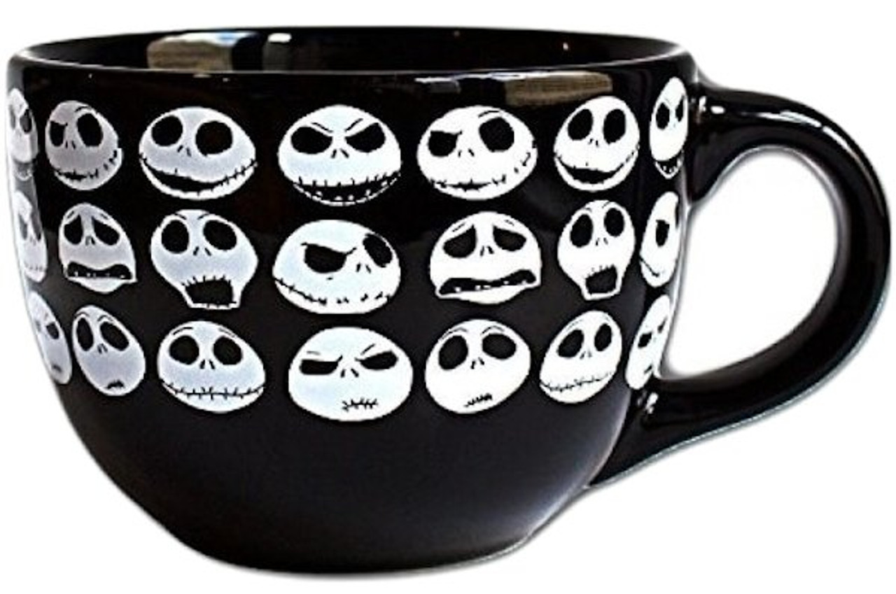 Disney Nightmare Before Christmas Jack Expressions Ceramic Soup Mug | 24  Ounces