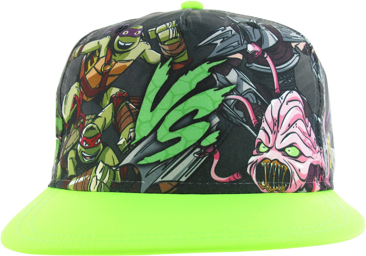 Teenage Mutant Ninja Turtles Shell 5 Panel Trucker Hat Black / One Size Fits Most