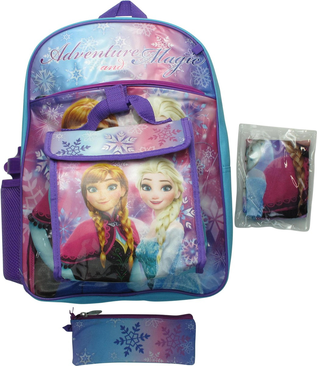 Disney Frozen 11 Mini Backpack Anna Elsa Girls w/ Purple