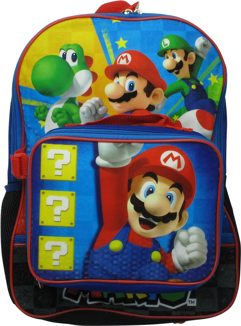 Super Mario Backpack & Lunch Bag 