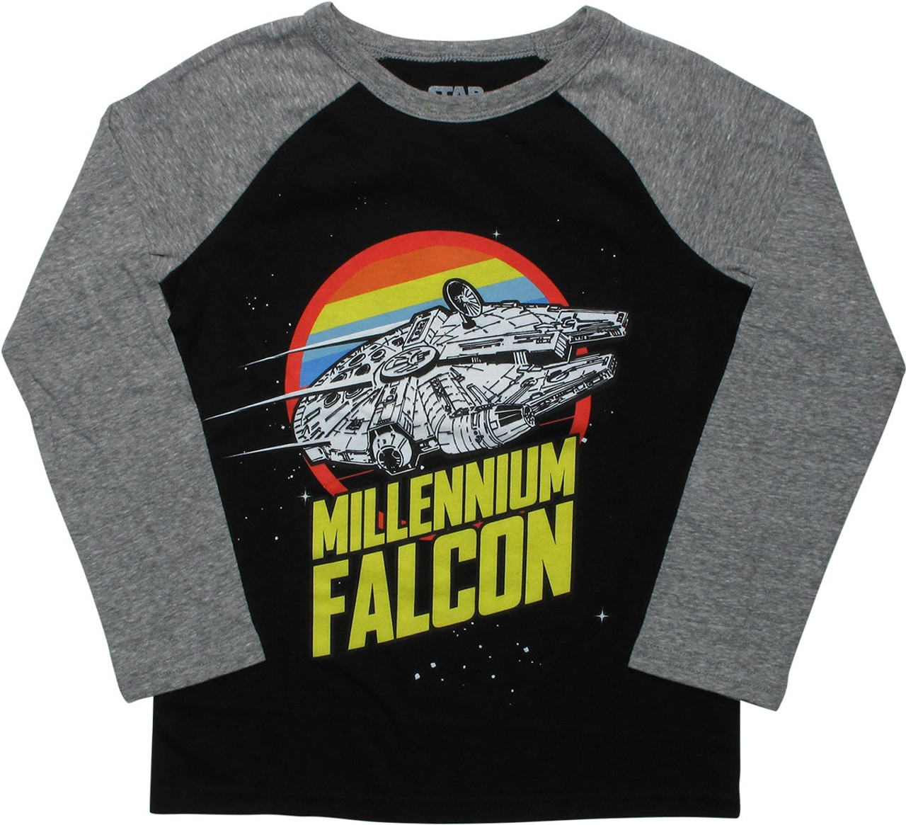 Star Wars Falcon Retro Youth T-Shirt - Long Sleeve