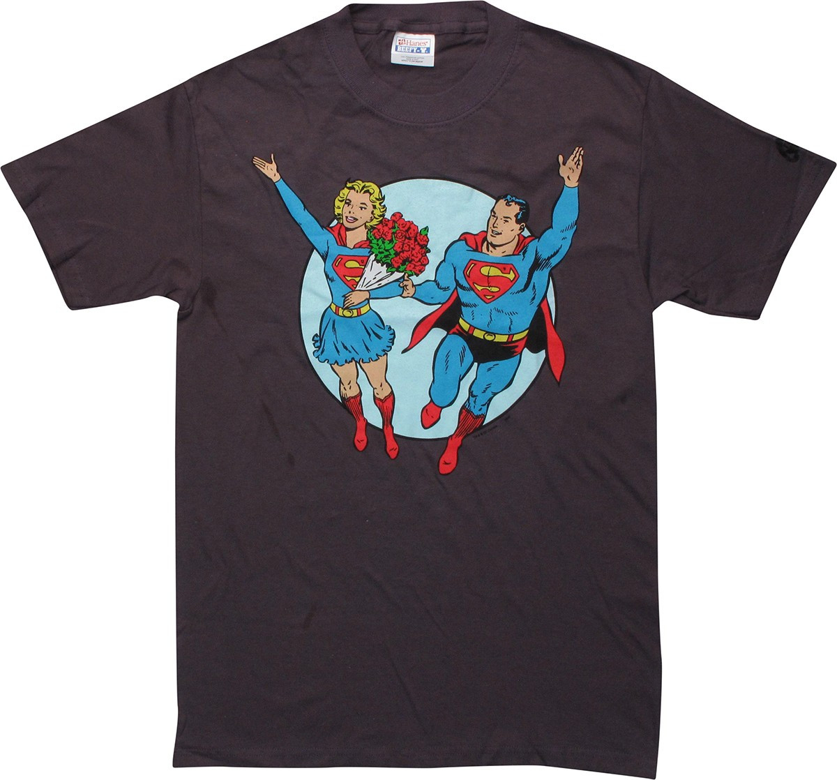 Supergirl Superman Flowers T-Shirt