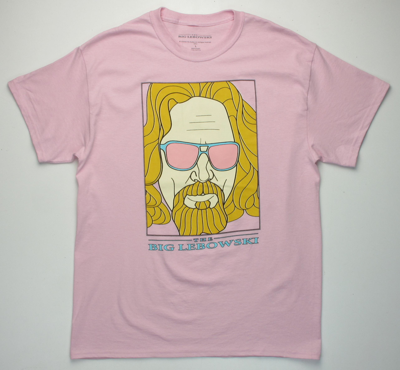 Big Lebowski Dude Line Drawing T-Shirt