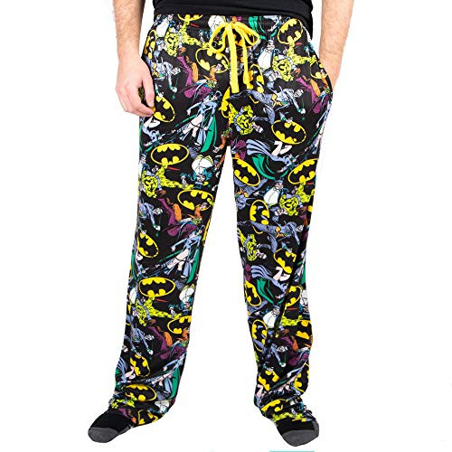 Pajama Bottoms Batman Adult Pajamas Batman Retro Villains Pajama Pants