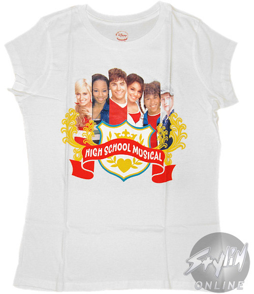 High School Musical Crest Tween T Shirt