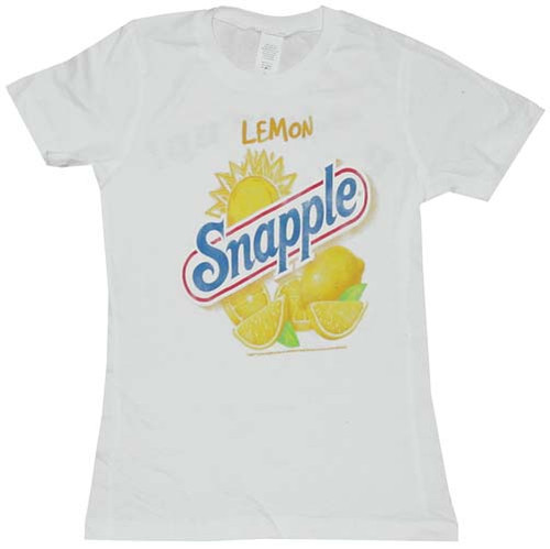 Snapple Lemon Juniors T-Shirt Snapple Lemon Juniors T-Shirt