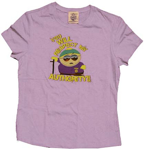 South Park Respect Baby Tee South Park Respect Baby Tee
