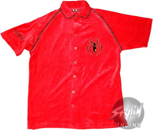 Spiderman Velour Shirt Spiderman Velour Shirt