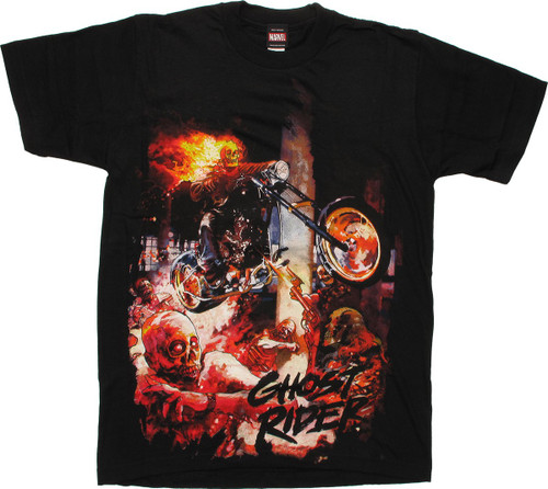 Marvel Zombies Ghost Rider T Shirt