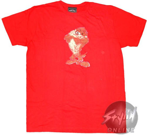 Looney Tunes Tasmanian Devil T-Shirt Sheer Looney Tunes Tasmanian Devil T-Shirt Sheer