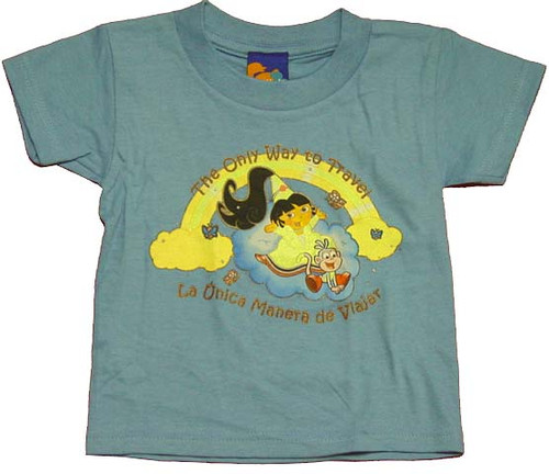 Dora The Explorer Travel Toddler T Shirt