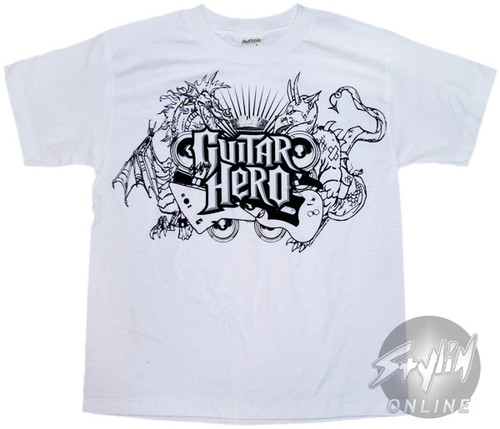 Guitar Hero Dragons Youth T-Shirt