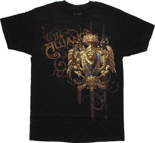 World of Warcraft Alliance Swords T-Shirt World of Warcraft Alliance Swords T-Shirt
