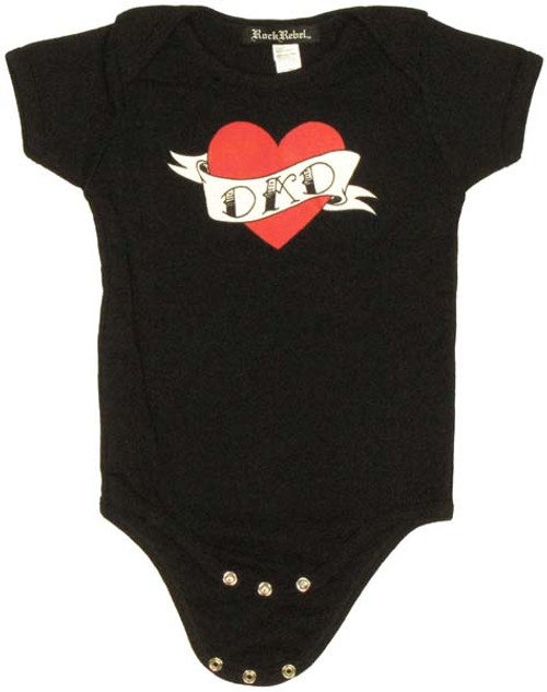 Funny Dad Heart Snap Suit Funny Dad Heart Snap Suit