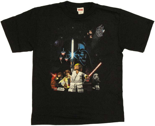 Star Wars Lego Space Line Youth T Shirt