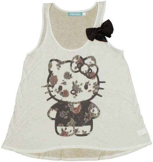 Hello Kitty Floral Ladies Tee Hello Kitty Floral Ladies Tee